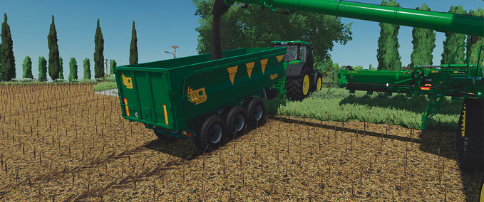 Sonstige Anhänger Hermanos Garcia Rubi 290T Landwirtschafts Simulator mod