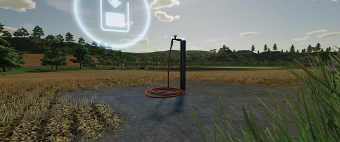 Platzierbare Objekte Wasserhahn und tragbarer Hochdruckreiniger Landwirtschafts Simulator mod