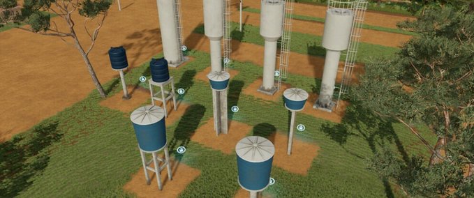 Platzierbare Objekte Wassertanks Landwirtschafts Simulator mod