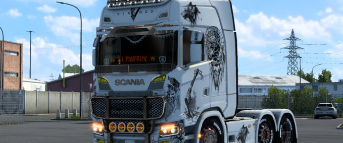 Trucks Scania Viking Skin  Eurotruck Simulator mod