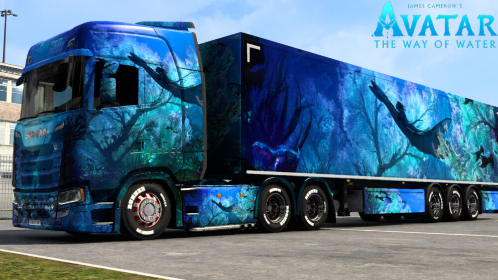 Scania Avatar "The Way of Water" Skin thumbnail 3