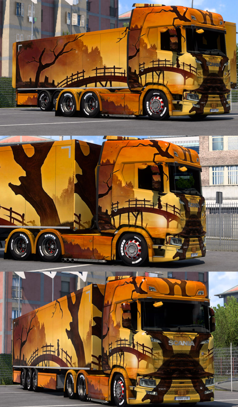 Scania Samurai Painting Art Skin thumbnail 2
