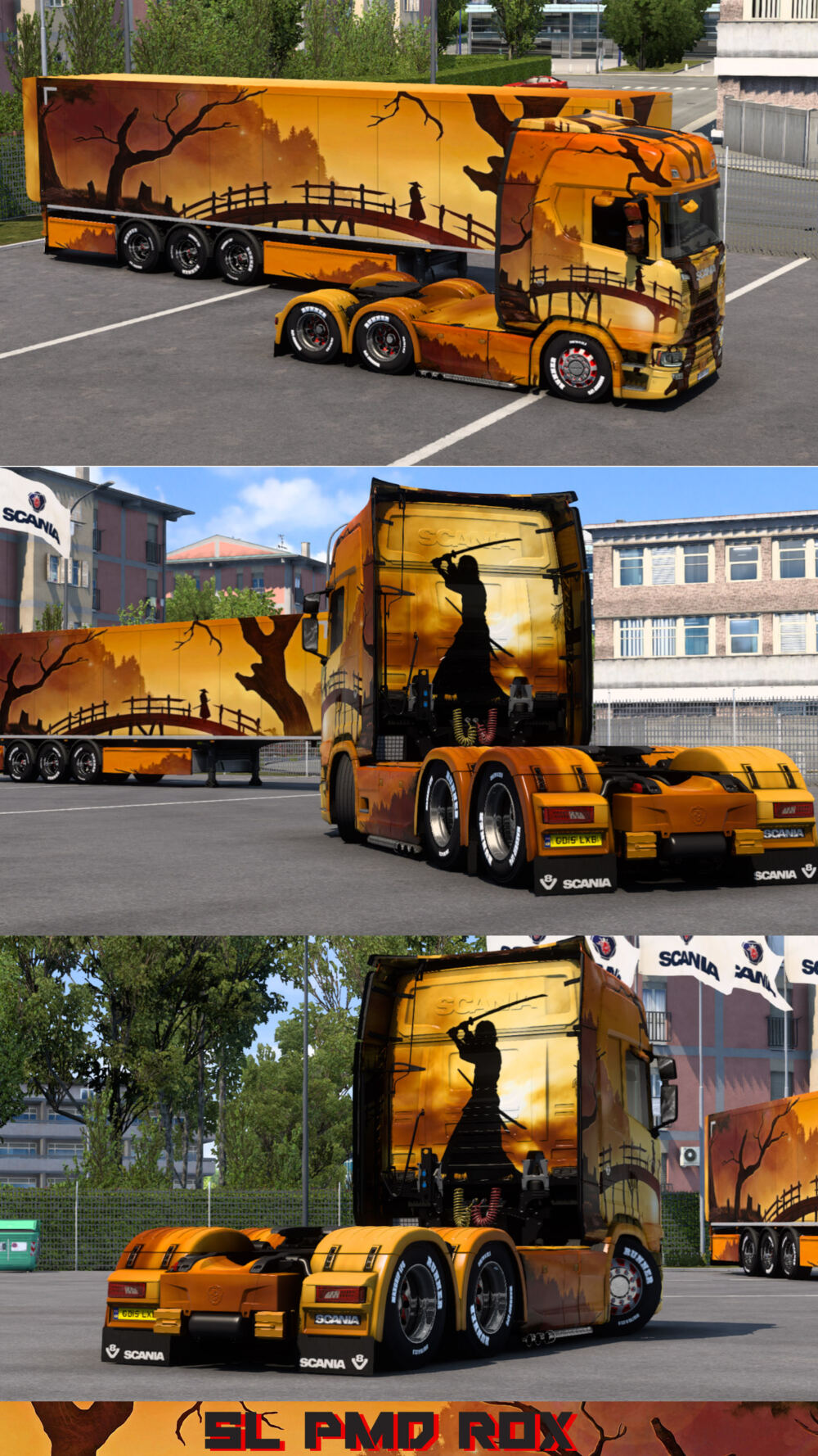 Scania Samurai Painting Art Skin