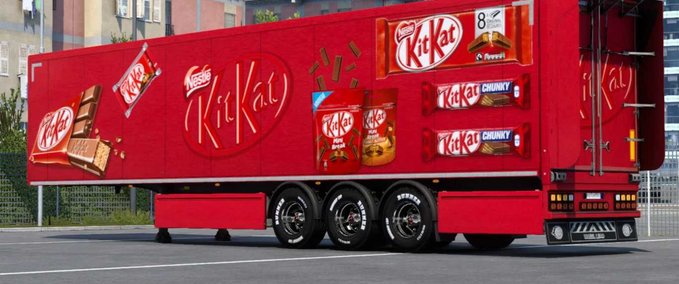 Trailer Trailer Kit Kat Skin Eurotruck Simulator mod