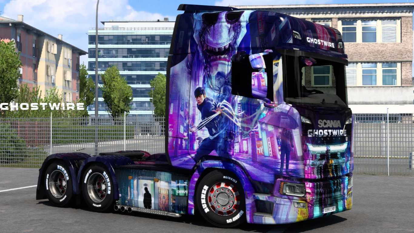 Scania Ghostwire Tokyo Skin thumbnail 3