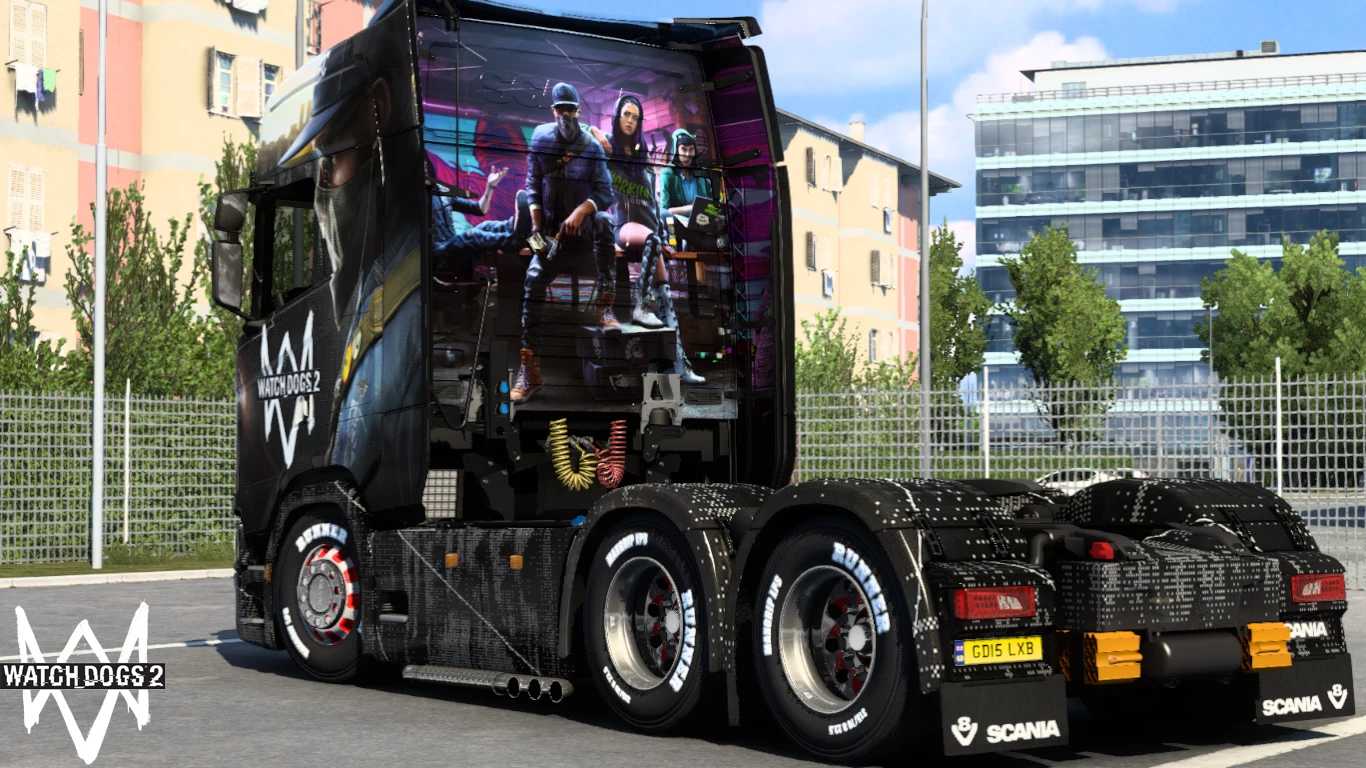 Scania Watch Dogs 2 Skin thumbnail 2
