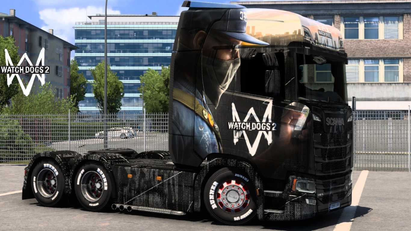 Scania Watch Dogs 2 Skin