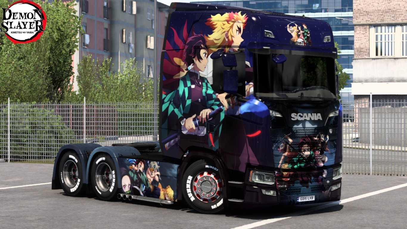 Scania Demon Slayer Skin  thumbnail 4