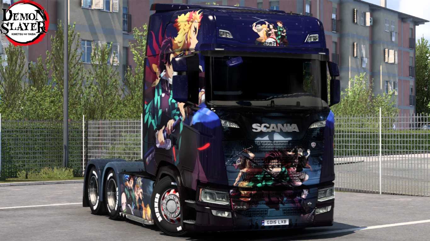 Scania Demon Slayer Skin  thumbnail 3