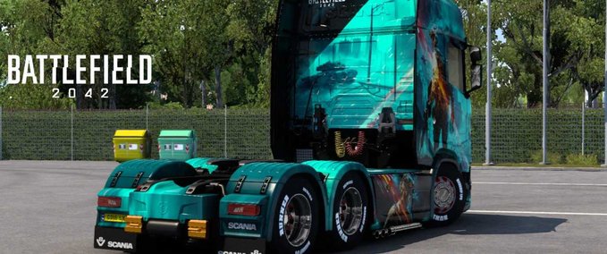 Trucks Scania Battlefield 2042 Skin Eurotruck Simulator mod