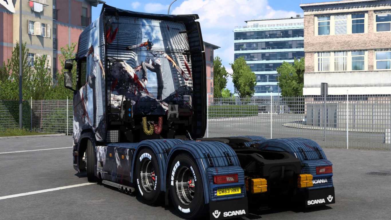 Scania Chainsaw Man Skin thumbnail 3