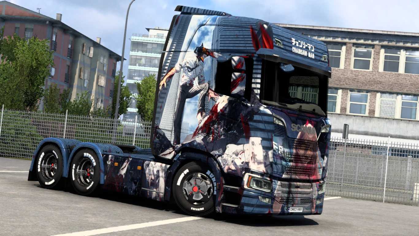Scania Chainsaw Man Skin thumbnail 2