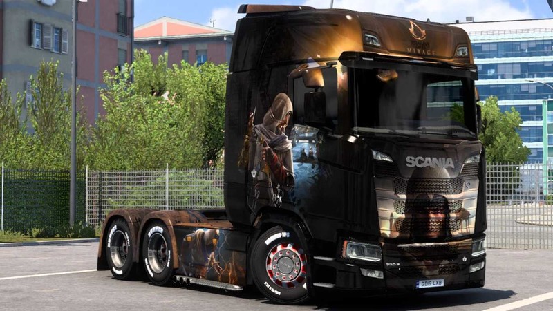 Ets2 Scania Assassins Creed Mirage Skin V 1 0 Trucks Scania Skins