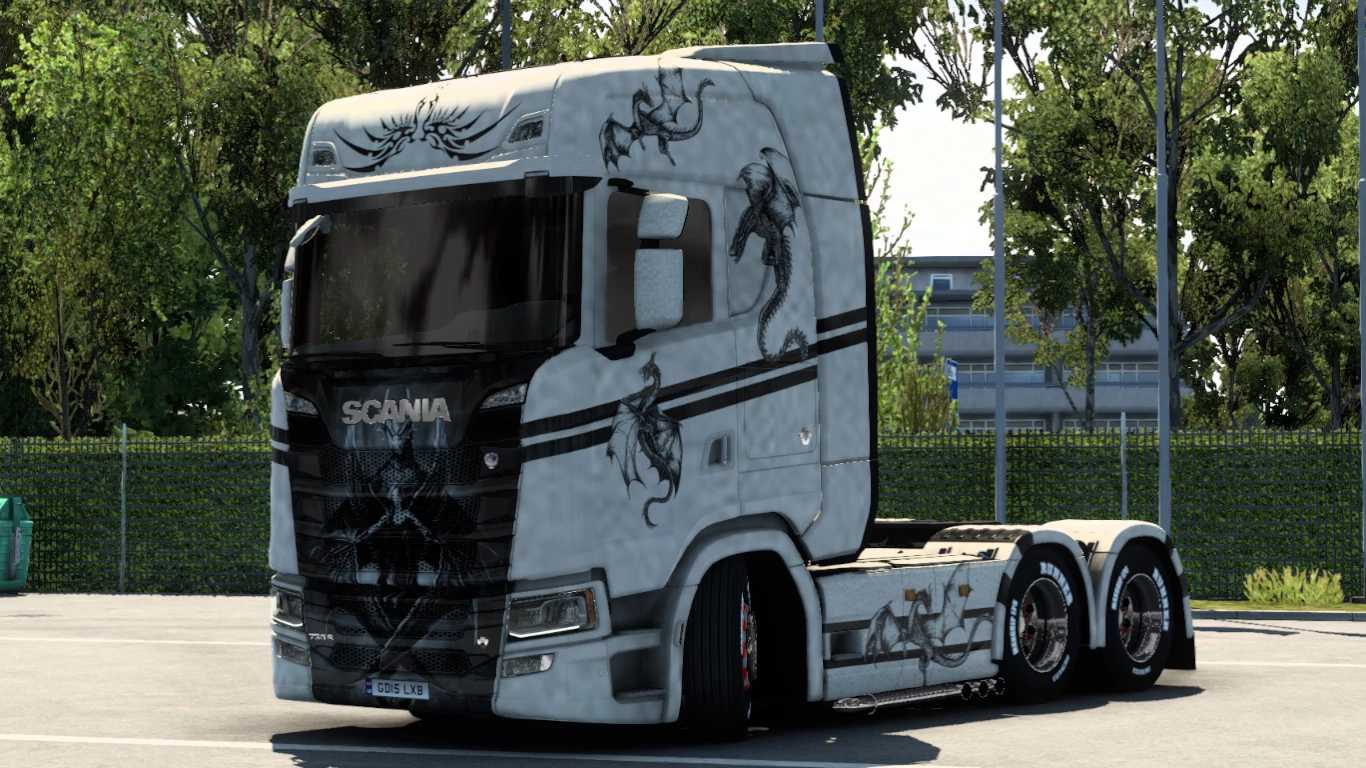 Scania Black Dragon Skin thumbnail 3