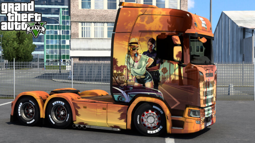 Scania Grand Theft Auto V Skin thumbnail 2