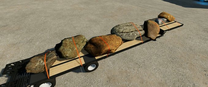 Platzierbare Objekte Dynamische Zerstörbare Steine Paket Landwirtschafts Simulator mod