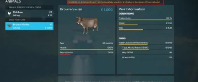 Tools Realistische Tierverluste Landwirtschafts Simulator mod