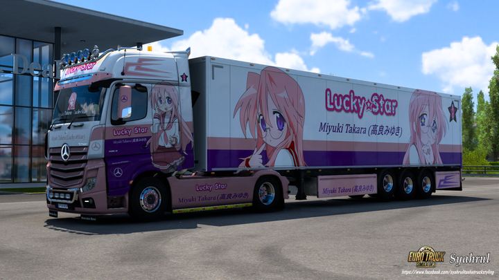 Mercedes Actros MP4 Miyuki Takara – Lucky Star Skin  thumbnail 3