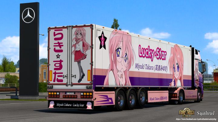 Mercedes Actros MP4 Miyuki Takara – Lucky Star Skin 