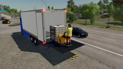 Scania mit Ladebordwand - Thumbnail 1