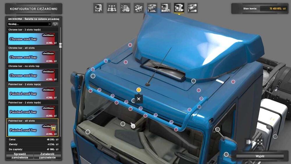 Roofbar for Renault Premium v1.31 by Obelihnio (1.30.x) thumbnail 2