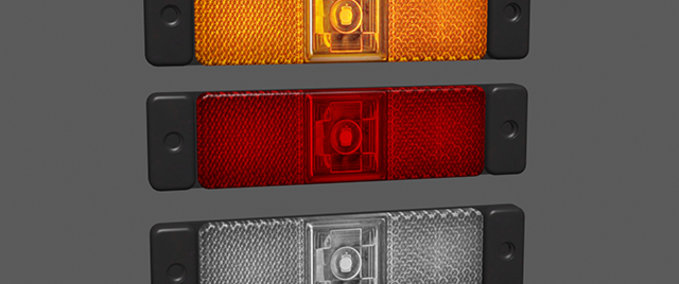 Trucks Marker LED Lights by HishamGT5 Eurotruck Simulator mod