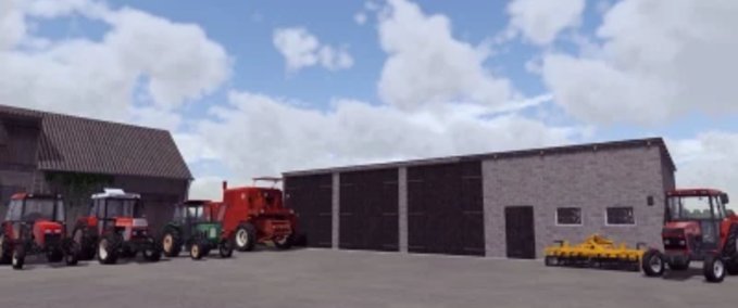 Platzierbare Objekte FS22 Polnische Garage Landwirtschafts Simulator mod