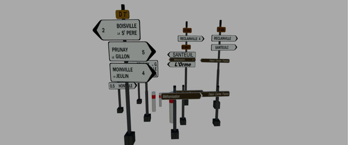 Objekte Französisches Panel-Paket (Prefab*) Landwirtschafts Simulator mod