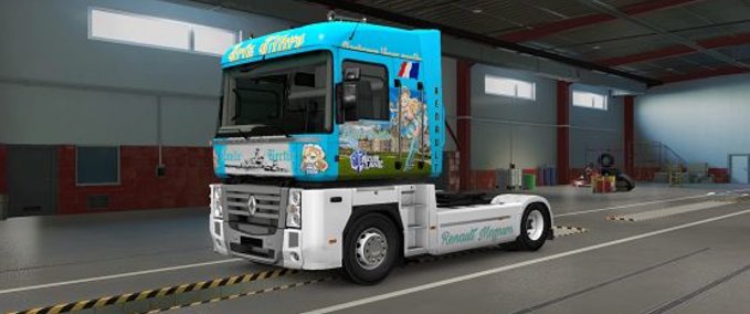Trucks Renault Azur Lane: FFNF Emile Bertin Skinpack  Eurotruck Simulator mod