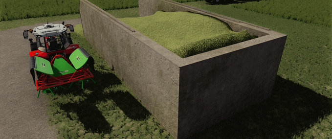 Platzierbare Objekte Bunkersilo Aus Beton Landwirtschafts Simulator mod