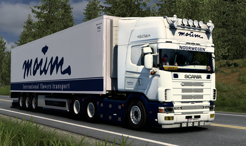 Ets2 Scania Rjl R4 Moum Gullfaks Skin V 10 Scania Mod Für Eurotruck Simulator 2