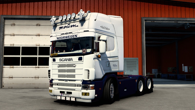 ETS Scania RJL R Moum Gullfaks Skin v Scania Mod für Eurotruck Simulator