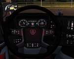 Scania S&R Piano Black Steering Wheel Mod Thumbnail