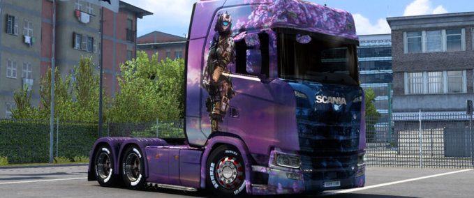 Trucks Scania Titanfall 2 Woman Skin  Eurotruck Simulator mod