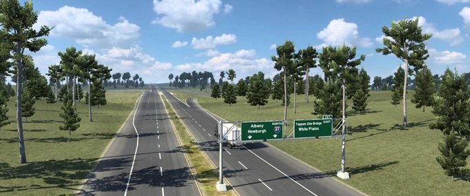 Maps Canada / USA Triangle - 1.47 American Truck Simulator mod