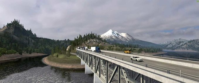 Maps Mt. Shasta & Black Butte Small Rework  American Truck Simulator mod
