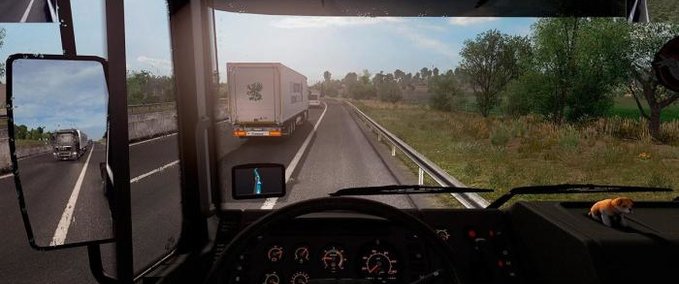 Trucks Mini Mirrors Borderless - 1.47 Eurotruck Simulator mod
