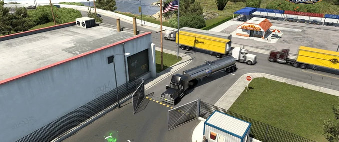 Mods Quick Gates for ATS - 1.47 American Truck Simulator mod