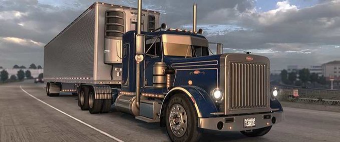 Trucks Peterbilt 359 + Interior by Outlaw – Edited by FurryManforme1976 - 1.46 American Truck Simulator mod