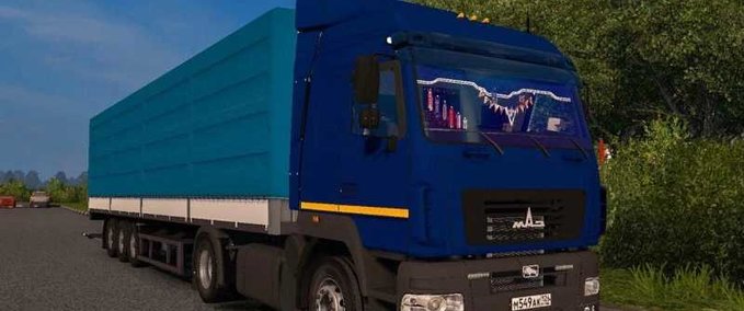 Trucks MAZ 5440-A9 - 1.47 Eurotruck Simulator mod