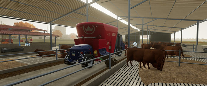 Platzierbare Objekte Rinderställen Für Fleischrinder Landwirtschafts Simulator mod