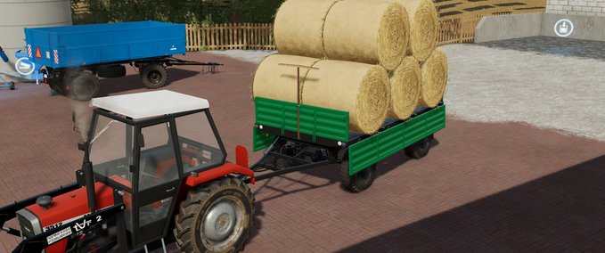 Ballentransport Autosan D46 Bale Autoload Landwirtschafts Simulator mod
