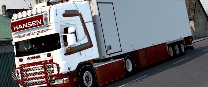 Trucks Scania 164L 580 & Trailer - 1.47 Eurotruck Simulator mod