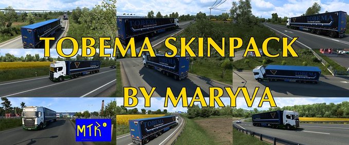 Trucks Tobema Skinpack Eurotruck Simulator mod