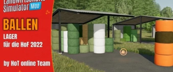 Platzierbare Objekte HoT Ballenlager HoF 2022 Landwirtschafts Simulator mod