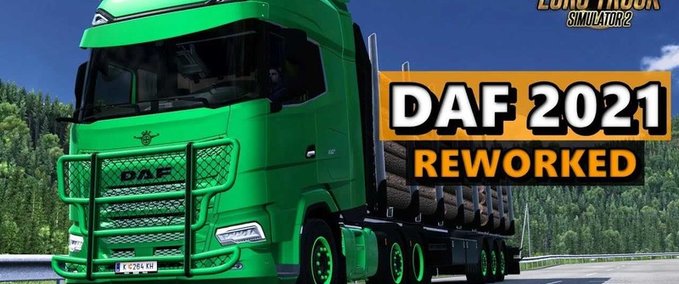 Trucks DAF 2021 REWORKED [1.47] Eurotruck Simulator mod