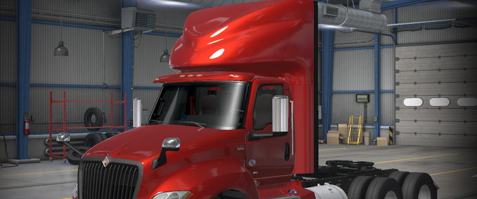Trucks International LT Cab Deflector by K370zx American Truck Simulator mod