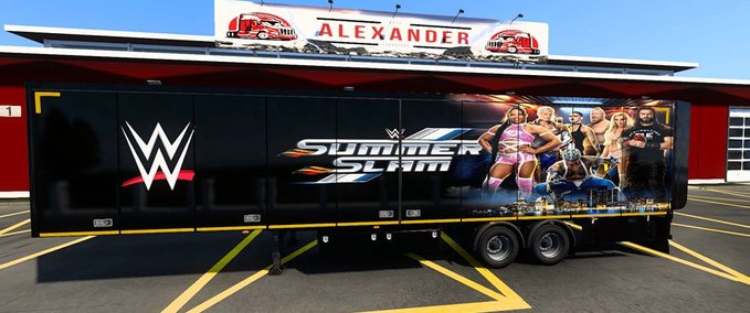 Trailer WWE Trailer Skins Pack Eurotruck Simulator mod