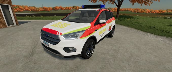 Feuerwehr 	 Ford Kuga Mk2f 2016 DLRG FIRST RESPONDER Landwirtschafts Simulator mod