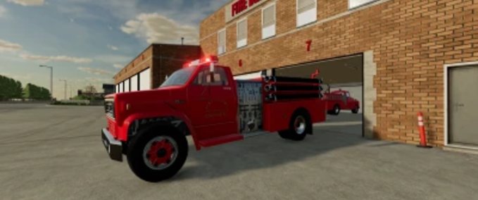 Feuerwehr C70 Feuerwehrfahrzeug FS22 Landwirtschafts Simulator mod